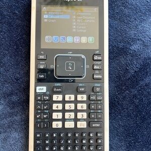T1-Nspire CX Advanced Graphing Calculator with Black and White Design